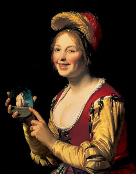 Gerrit van Honthorst Smiling Girl